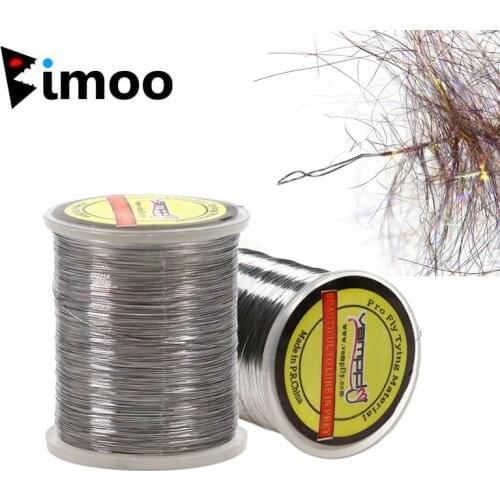 Bimoo 0.1mm Stainless Steel Dubbing Brush Wire Fly Tying Body Wire Dubbing Brush Wire Adding Weight Big Brushes for Pike Flies