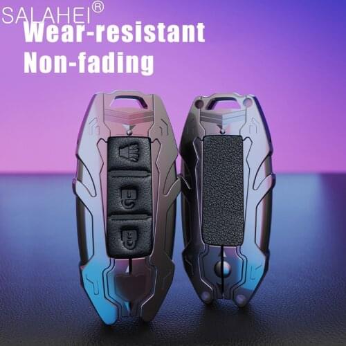 Zinc Alloy + Leather Car Key Case Cover For Infiniti EX FX G25 G37 FX35 EX25 EX35 FX37 EX37 Q60 QX50 QX70 Auto Accessories