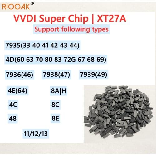Xhorse VVDI Super Chip XAT27A|XT27A01/66 Transponder Generate Copy ID46/47/48/49/4C/4D/8C/8A/8E/H/G Chip for VVDI2|Mini Key Tool