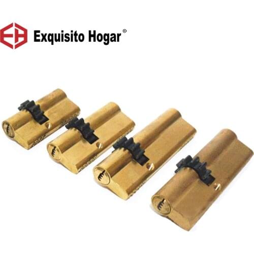 Lock Cylinder 11 Teeth Gear Door Cylinder 63 68 73 80 93 95MM Lock Core Safety Brass Double Spring Super With AB keys