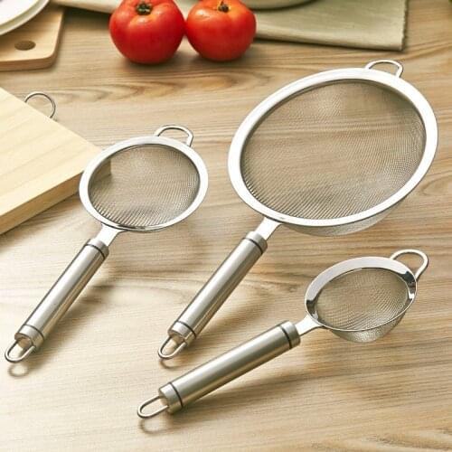Stainless steel colander, fine mesh drain, soy milk filter, hot pot spoon, juice strainer, mesh spoon
