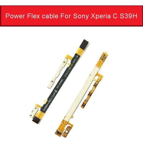 Power on off button Flex cable For Sony Xperia C S39H S39C C2304 C2305 Volume up down button & camera switch button Flex cable