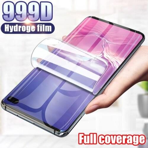 999D Hydrogel Film For Samsung Galaxy S8 S9 S10 S20 Plus Ultra Screen Protector Film For Samsung Note 8 9 10 20 Plus Glass