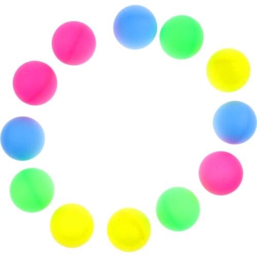 Set Of 12 Colorful Beer Pong Balls Decoration Balls For Practice Balls