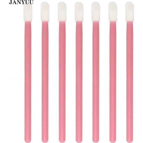 Disposable Lip Brush Lipstick Gloss Wands Applicator Gloss Mini Pink Handle Makeup Brushes Tools Wholesale 1000 Pcs