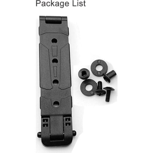 Plastic Back Clip K Sheath Scabbard System Waist Clips with Screws For Kydex K Transportation Sheath Outdoor Gear Accessories