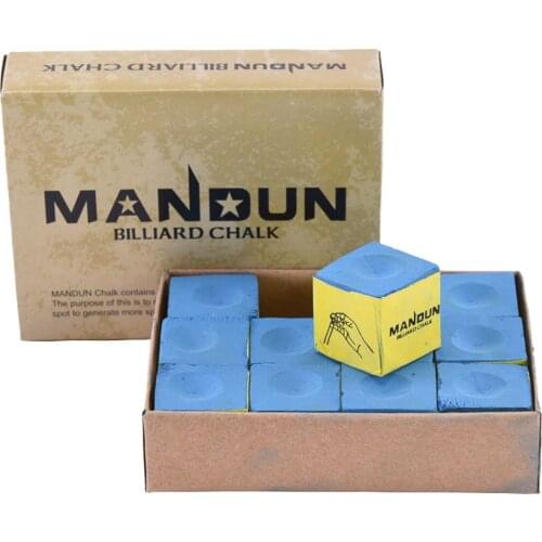 Professional Snooker Billiard Chalks No-slip Pool Cue Tip Stick Table 1 Box Contains 12 Blocks Indoor Sport Supplies Accessory