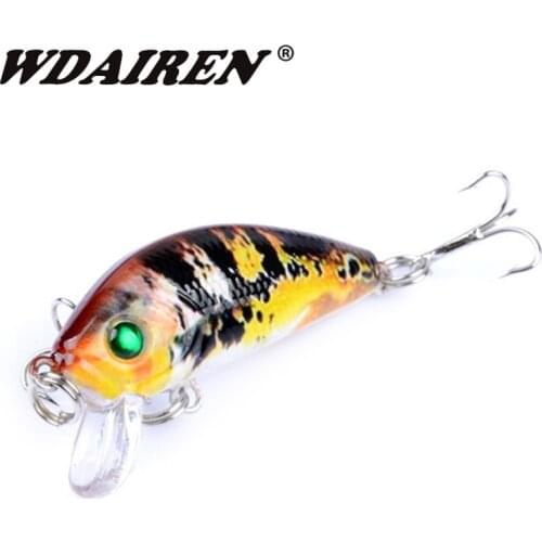 1Pcs Minnow Fishing Lures 50mm 4.5g Topwater Artificial Crank Hard Bait Crankbait Fishing Wobblers Japan Fish Lure Pesca