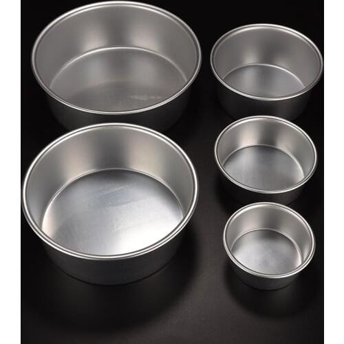 4/5/6/7/8/9 Inch Aluminum Alloy Base Cake Moulds Metal Round Cake Baking Mold Pan Home Party Cake Baking Tool Kitchen Bakeware