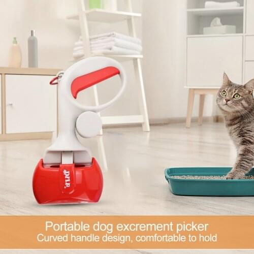 Pick Up Animal Waste Picker Shovel Dispenser Portable Dog Pooper Scooper Pet Feces Poop Pit Outdoor Pratical Cleaning Tools