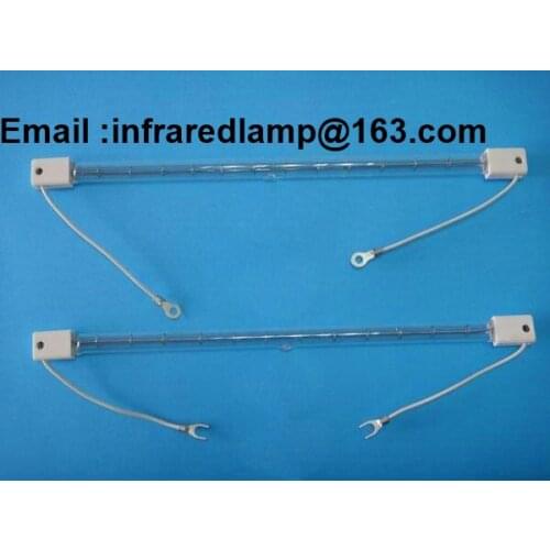 1000w Medium wave IR tube bulb infrared infrared resistance halogen heating lamp