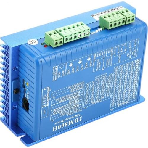 2DM860H 2-phase Digital Stepper Motor Driver 2DM860H 2.1A-8.4A 24-80V AC & DC Universal For NEMA 34 Series Stepper Motor