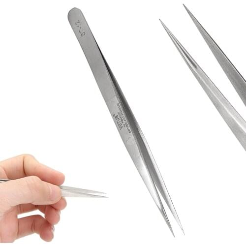 3 Styles Practical Tweezers For Watches Glasses Jewelry Repair Tool Extra Fine Point Extension Stainless Steel Tool Accessories