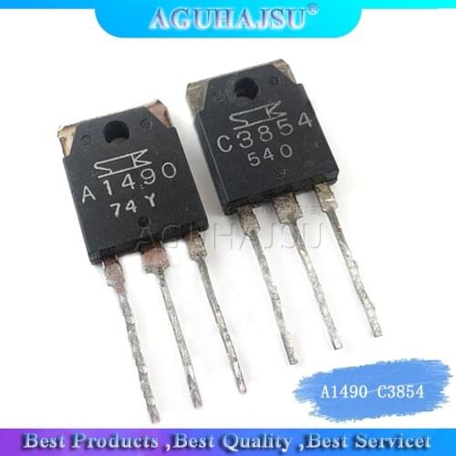 4pcs/lot 2pcs=2SA1490 2pcs=2SC3845 A1490 C3854 TO-3P