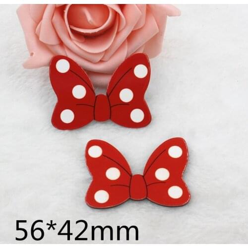 5pcs/lot flat back planar resin bow DIY resin cabochons accessories