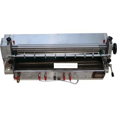 70CM Stainless Steel Glue Machine Heating Type Glue Laminating Machine For Packaging Carton Production Leather Gluing HJS-720