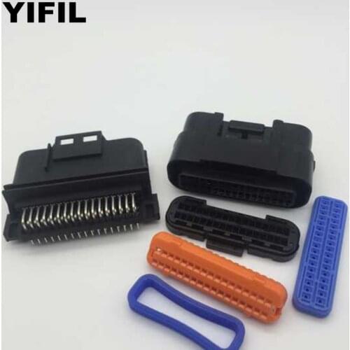 1sets/lot 34 Pin/Way Male And Female JAE Automotive Waterproof ECU Connector Plug