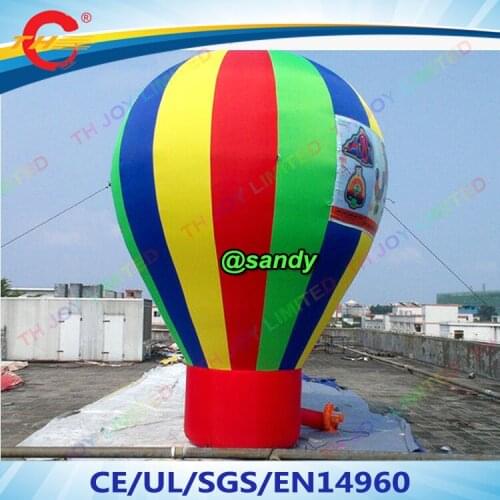 Free ship,13ft/20ft/26ft tall Rainbow inflatable ground balloon for exhibition, advertising ground inflatable balloons
