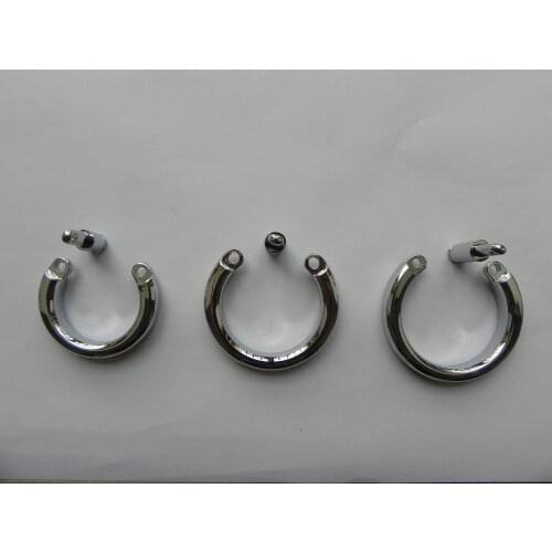 Happygo,3 size for choose Male Chastity Device Cock Cage Additional Spares Penis Ring Anti Erection Scrotum Clamp,Adult Game,R-2