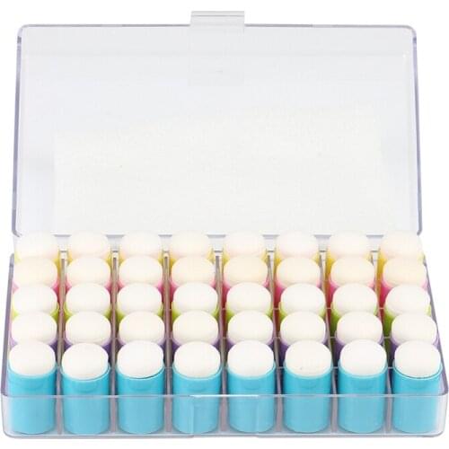 Sponge Daubers Finger Foam Handmade DIY Craft Inking Staining Painting Tool Scrapbooking Painting Set,Mix Color