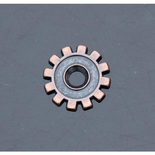 KB803) Wholesale 50pc 3/4" (2.0 cm) Solid Gear Steampunk Bezel Concho Leathercraft Antique-Copper