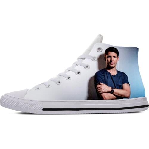 2019 hot fashion 3D James Blunt High Sneakers for men/women high quality 3D printing handiness casual shoes