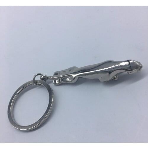 HOT 3D Metal Leopard Head Key Chains Rings Holder For benz audi vw toyota mazda Car Keyrings KeyChains chaveiro car-styling