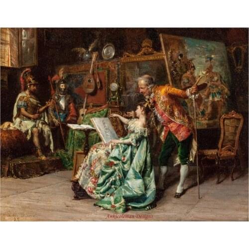 Needlework for embroidery DIY Craft DMC High Quality - Counted Cross Stitch Kits 14 ct Oil Painting - Art Lesson