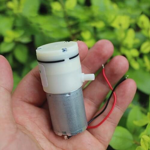 370 Vacuum Pump Negative Pressure Pump with Wires, Carbon Brushes, Silent Self-priming Pump DC3.7V, Good Suction Power