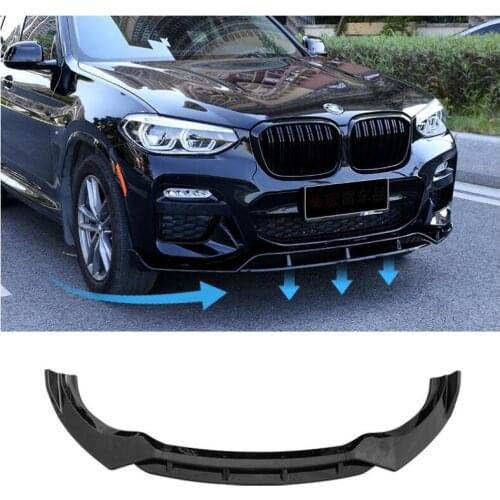 High Quality ABS Paint Front Lip Side Skirt Rear Diffuser Tail Spoiler Wing For BMW X3 Sport 2018 2019 2020 2021