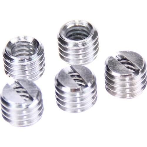 100pcs 1/4"-20 Female to 3/8"-16 Male Screw Adapter Threaded For Digital Camera Tripod Monopod and Quick Release Plate