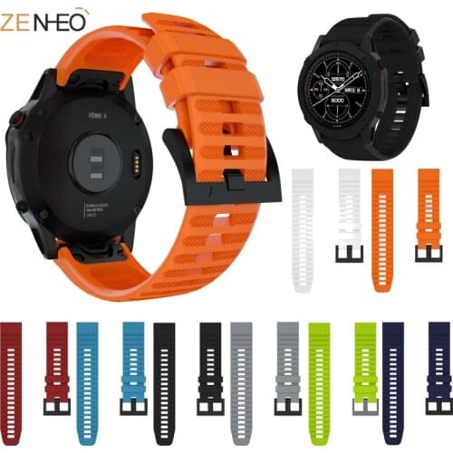 22mm 26mm Quick Fit Watchband For Garmin Fenix 6X 6X Pro 5X 3 3HR Silicone Easyfit Wrist Band for Garmin Fenix 6 6 Pro 5 5 Plus