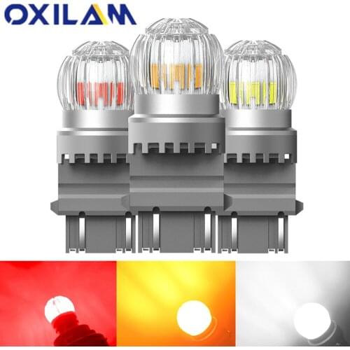 2pcs No Hyper Flash Canbus T20 W21W WY21W Led P21W BA15S DRL P27/7W P27W Turn Signal Lights P21/5W BAY15D Signal Lamp DC 12V