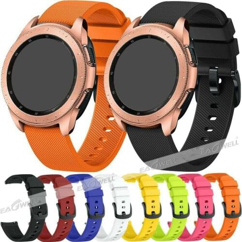 20mm Silicone Sport Watch Band For Garmin Approach S40 245M 645 Music Replacement Bracelet Wrist Strap Quick Release Casual Loop