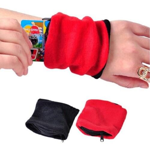 Sport Wrist Wallet Coin Purses Arm Band Zipper Bag for MP3 Key Cash Card Holder Storage Pouch Running Cycling