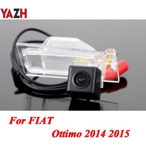 YAZH Waterproof HD Night Vision Camera Car Rear View Camera For FIAT Ottimo 2014 2015 CCD Reverse Reversing Backup Camera