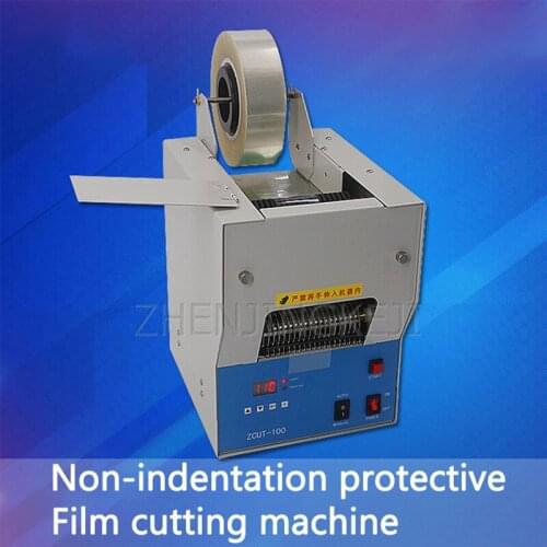 ZCUT-100 Tape Cutting Machine 220V/180W Tape Cut Off Non-Indentation Protective Film Cutting Equipment Is Easy To Operate Tools
