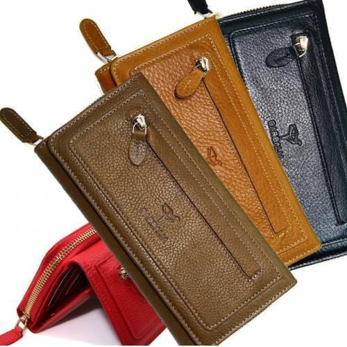 Garbalia Handbag Shaped Genuine Leather Wallet For Women including Plenty Portion and mobile phones compatible