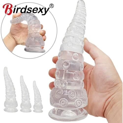 Anal Sex Toys Huge Anal Plug Octopus Sucker Big Dildo Butt Plug Sex Toys For Men Women Anal Dildos Prostate Massage Adult Toys