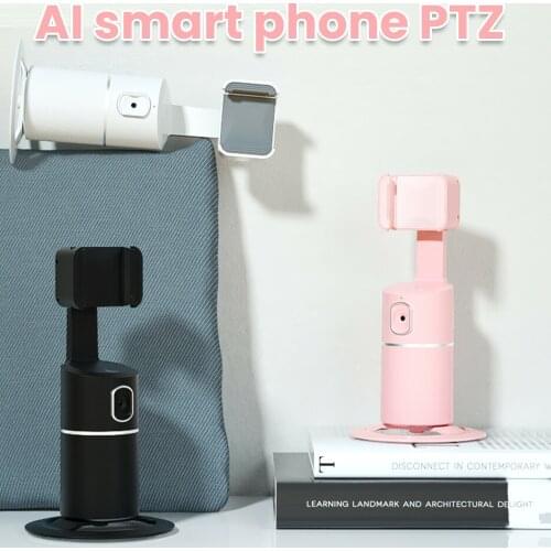 TRAVOR Auto Tracking Smart Shooting Phone Holder Smartphone Selfie Shooting Gimbal Object 360 Rotation Auto Face Tracking Holder