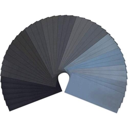 GTBL 120 to 5000 Assorted Grit Sandpaper for Wood Furniture Finishing, Metal Sanding and Automotive Polishing, Dry or Wet Sandin