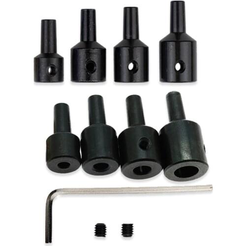 JTO Drill Taper Chuck Adaptor Connecting Rod Motor Shaft Sleeve Steel Coupling 4mm/5mm/6mm/8mm