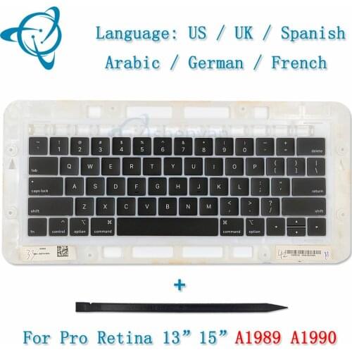 ShenYan A1989 A1990 A2159 Keyboard Keys Cap Keycap Clips for Macbook Pro Retina Laptop 13" 15" Key Cap 2018 2019 2020 Year