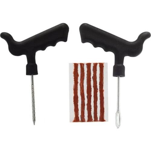 MACTANT 6 Pcs/set Car Tire Repair Kits Practical Vacuum Motorcycle Tires Quick Repair Strips For Tires Tools For Repair CN