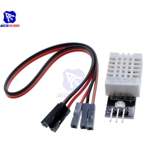 Diymore AM2302 DHT22 Digital Temperature Humidity Sensor Module with 3Pin Dupont Jumper Cable Replace SHT11 SHT15 for Arduino