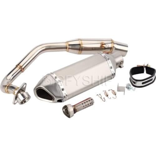 Motorcycle For Honda FORZA 300 250 2018 2019 FORZA 300 FORZA 250 FORZA300 NSS300 Escape Slip-on Exhaust Muffler With Link Pipe