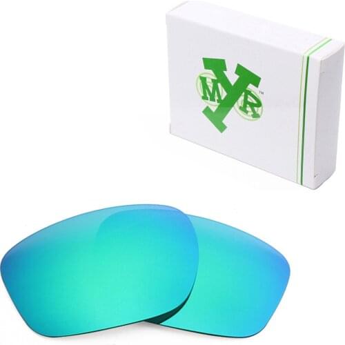 Mryok Anti-Scratch POLARIZED Replacement Lenses for Oakley Sliver Sunglasses Emerald Green