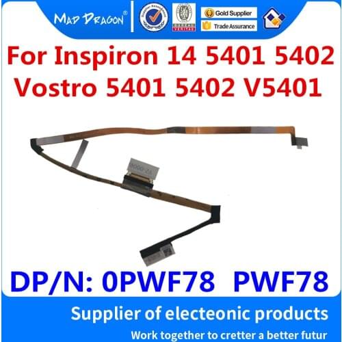 New original laptop LCD Video cable For Dell Inspiron 14 5401 5402 Vostro 14 5401 5402 LCD EDP Cable 0PWF78 PWF78 450.0KK06.0021