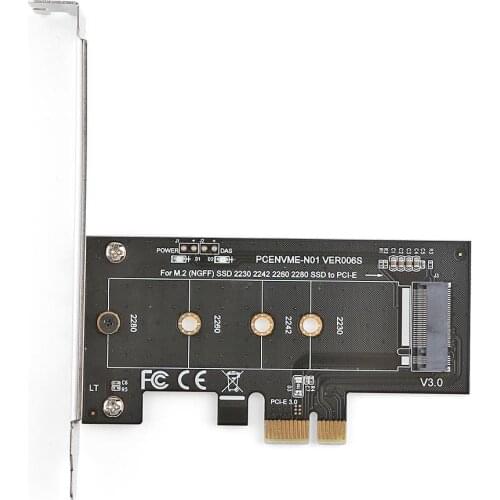 PCI-E 3.0 x4 to M.2 M Key Slot Converter Adapter and Low profile brack M.2 to PCI-E 14 transfer card for Samsung PM961