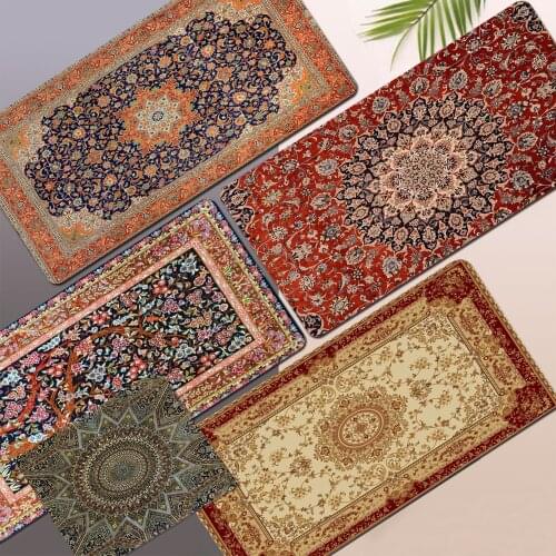 Persian Carpet In Stocked Customized laptop Gaming mouse pad Size for for Cs Go LOL Game Player PC Computer Laptop